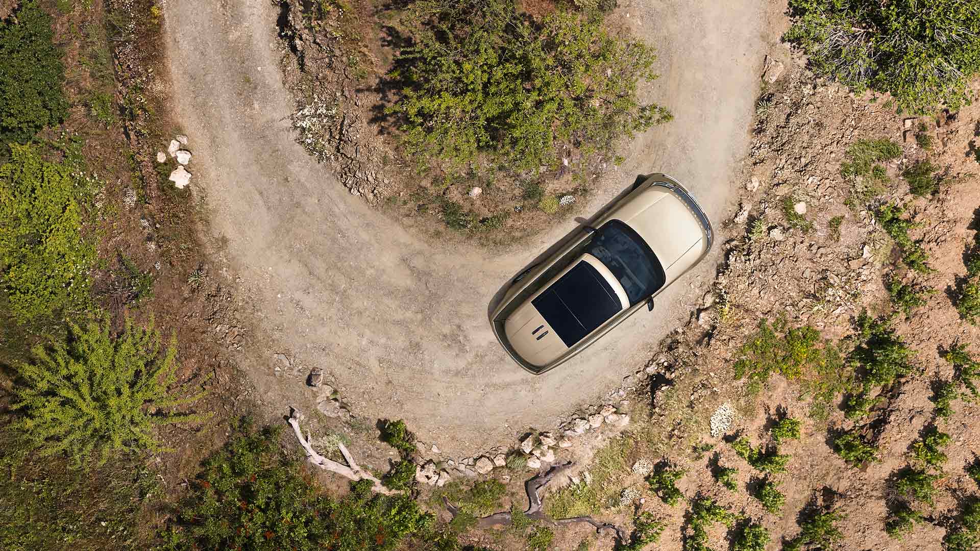 Detalle desde arriba del Nuevo Range Rover